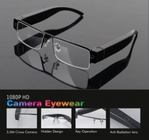 Glasses with Built in Hidden HD Spy Video Camera