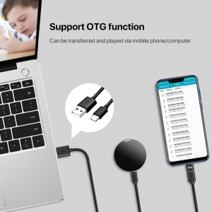 Mini Voice Recorder with 384 Hours of Audio Memory