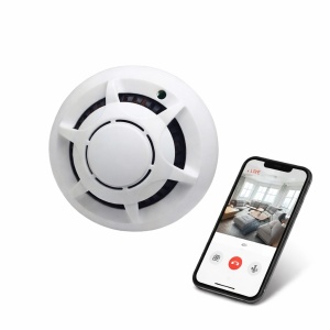 Wireless Wifi Dummy Smoke Alarm Video Camera