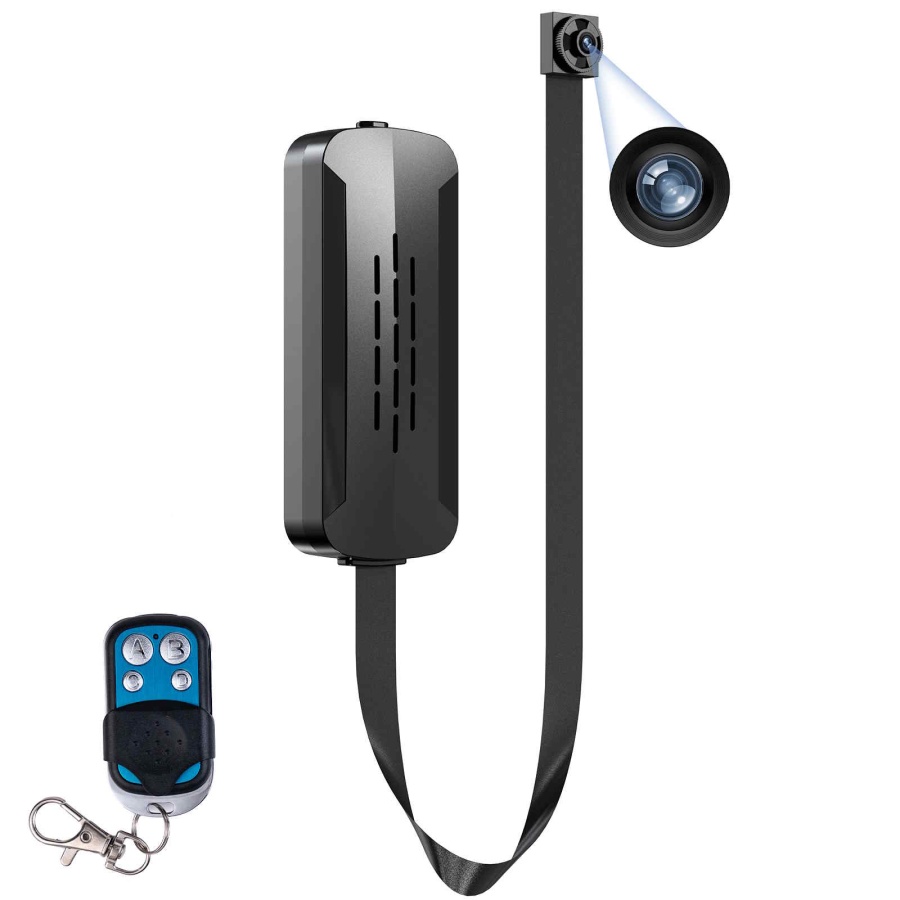 4K Wireless Mini WiFi DIY Pinhole Camera – 1080p FHD, Motion Alert, 2000mAh, 6hr Battery
