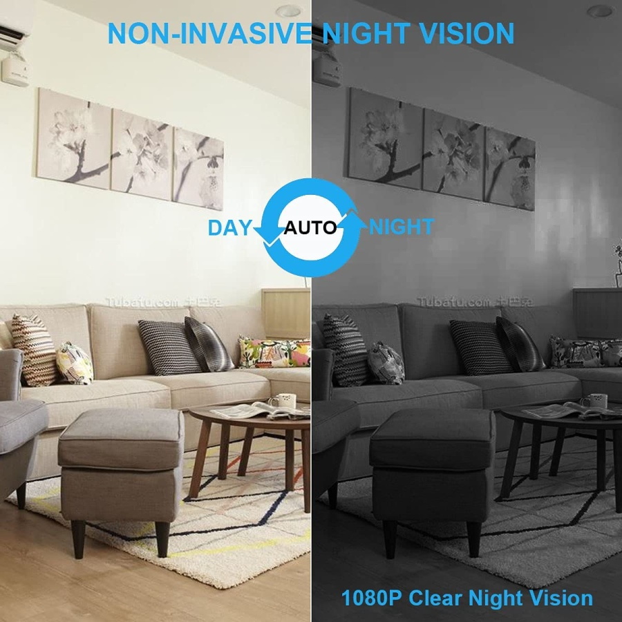 4K Wireless Hidden Clock Camera with 150 Wide Angel Lens