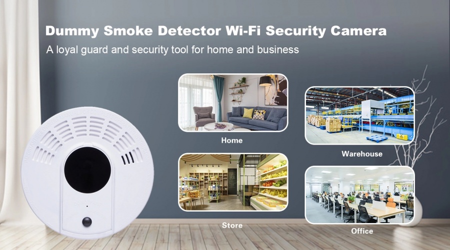 Smoke/Fire Alarm Camera with 1-Year Battery Life