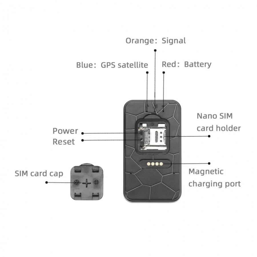 Mini 4G Listening Tracking Device with Sound Notifications and 40 Day ...