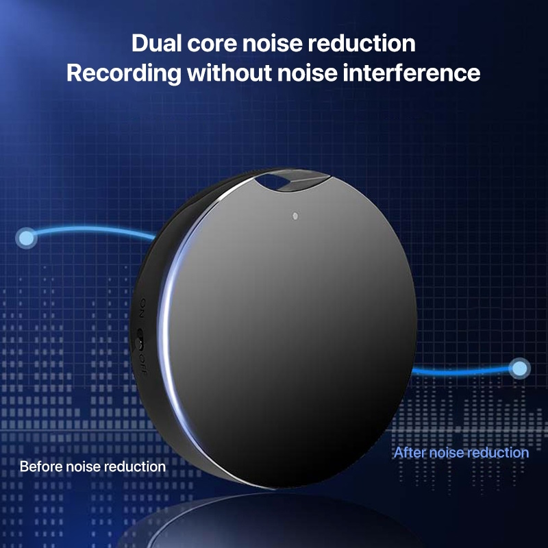 Mini Voice Recorder with 384 Hours of Audio Memory
