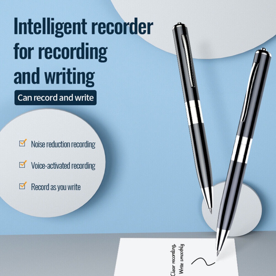 Pen Voice Recorder with Voice Activation, Easy to Use