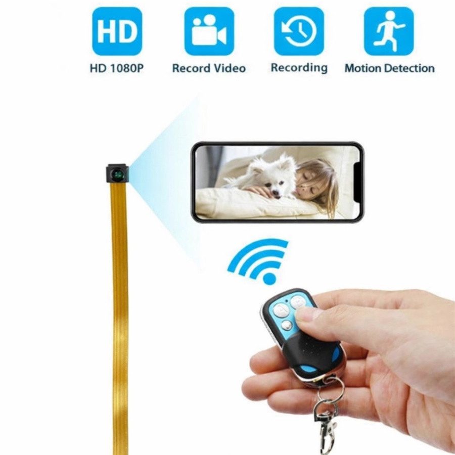 Pin Mini Camera Tiny HD Pinhole Camera With Remote Control