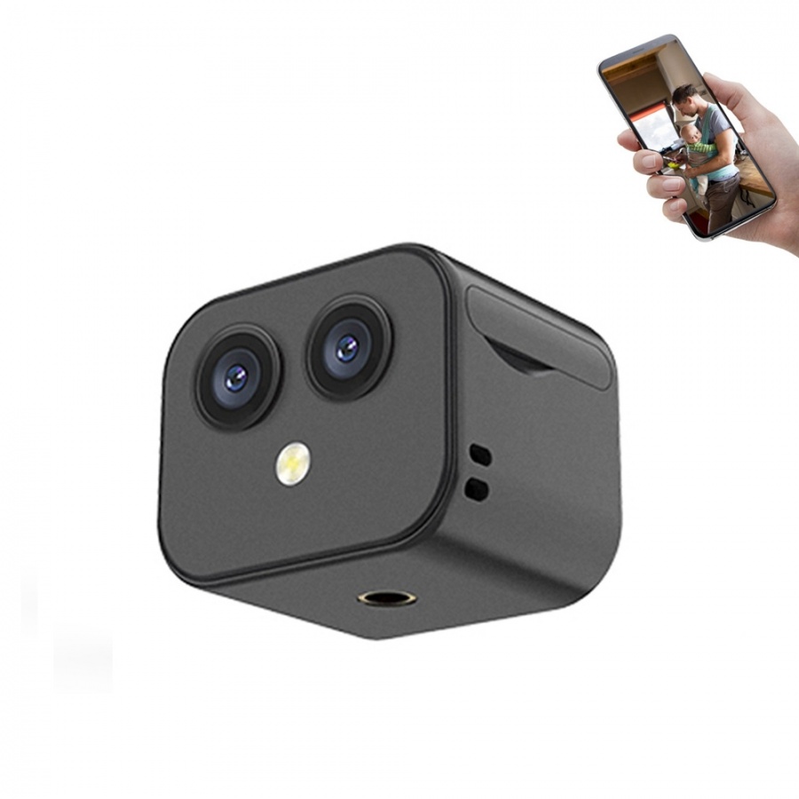 4K HD Wifi Mini Spy Camera with Wide Angle Recording