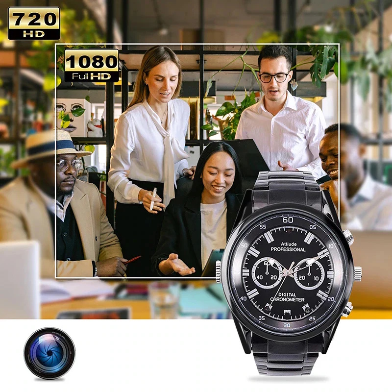 Watch Camera 32GB with Night Vision and Motion Detection